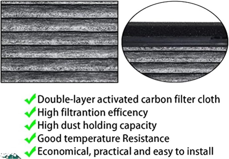 Wivplex فلتر كابينة حبوب اللقاح من ويفبلكس بالفحم النشط لسيارات بي إم دبليو E39 - Image 4