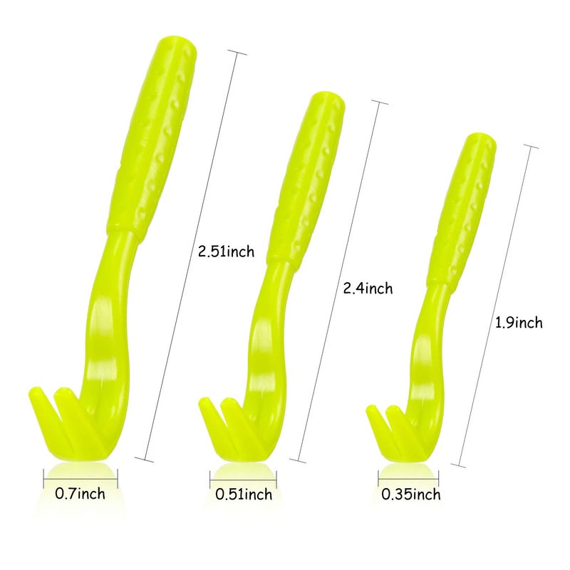 Boao 7 Pcs Tick Removal Tool Kit, Include 3 Plastic Removers, 3 Stainless Steel Tweezers with Comb for Dog and Cats(Fluorescent Green) - Image 4