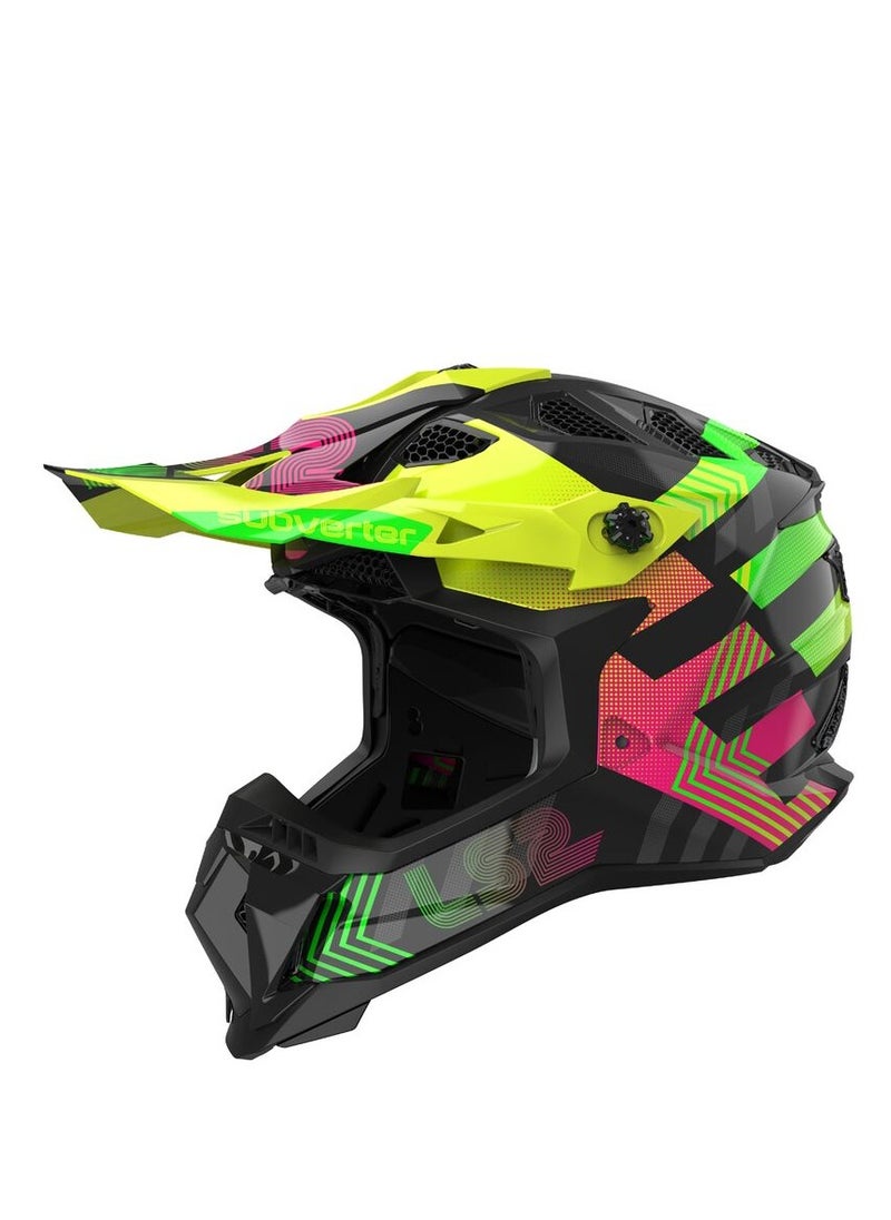 إل إس 2 هيلمتس SUBVERTER EVO II لمعان كروماتي  - Image 3