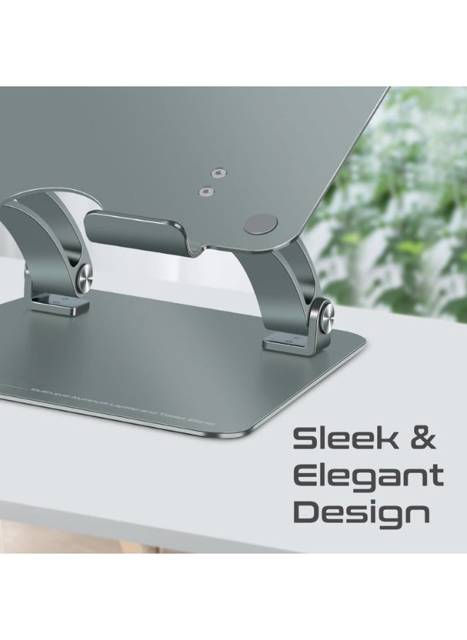 Promats Promate DeskMate-7 Ergonomic Multi-Level Aluminum Laptop Stand  - Image 5