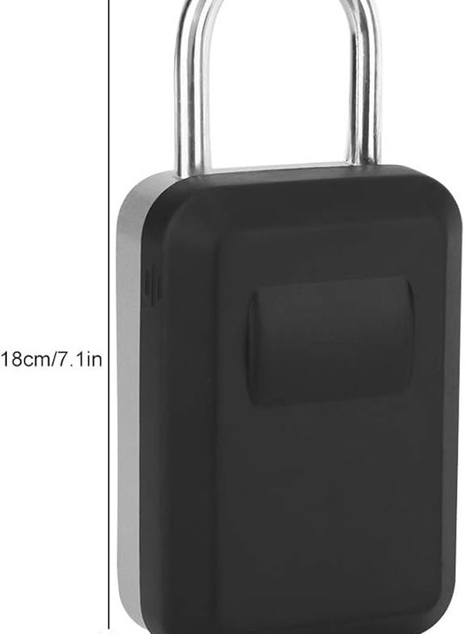 Wall Mounted Key Lock Box 4 Digit Combination Lock Aluminum Alloy Home Outdoor Use - Image 3