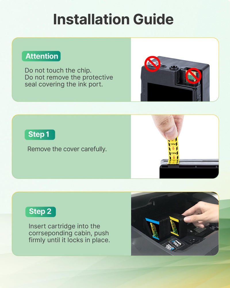 SHEENGO 952 XL 952XL Ink Cartridges Combo Pack Compatible for HP 952XL Ink Cartridges Combo Pack for HP952 OfficeJet Pro 8710 7740 Printers 8720 8702 8210 7720 8715 8730 8740 8216 8725 8700 8200 7730 4-Pack - Image 4