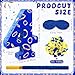 Simgoing Number 4 Blue and Golden Rings Piata for Kids Birthday Cartoon Theme Small Piata with Blindfold Stick Confetti for Fiesta Cinco De Mayo Party Decor 158 x 11 x 28 Inch - Image 4
