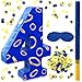 Simgoing Number 4 Blue and Golden Rings Piata for Kids Birthday Cartoon Theme Small Piata with Blindfold Stick Confetti for Fiesta Cinco De Mayo Party Decor 158 x 11 x 28 Inch - Image 2