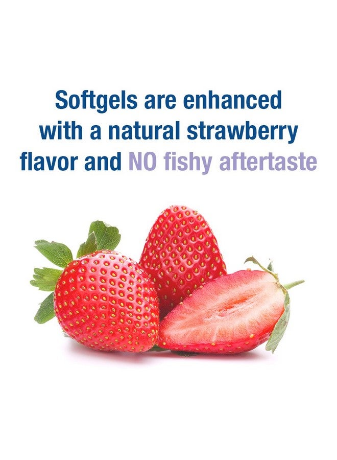 Garden of Life Oceans Mom Prenatal Fish Oil DHA, Omega 3 Fish Oil Supplement - Strawberry, 350mg Prenatal DHA Pregnancy Fish Oil Support for Mamas, Babys Brain & Eye Development, 30 Small Softgels - Image 3