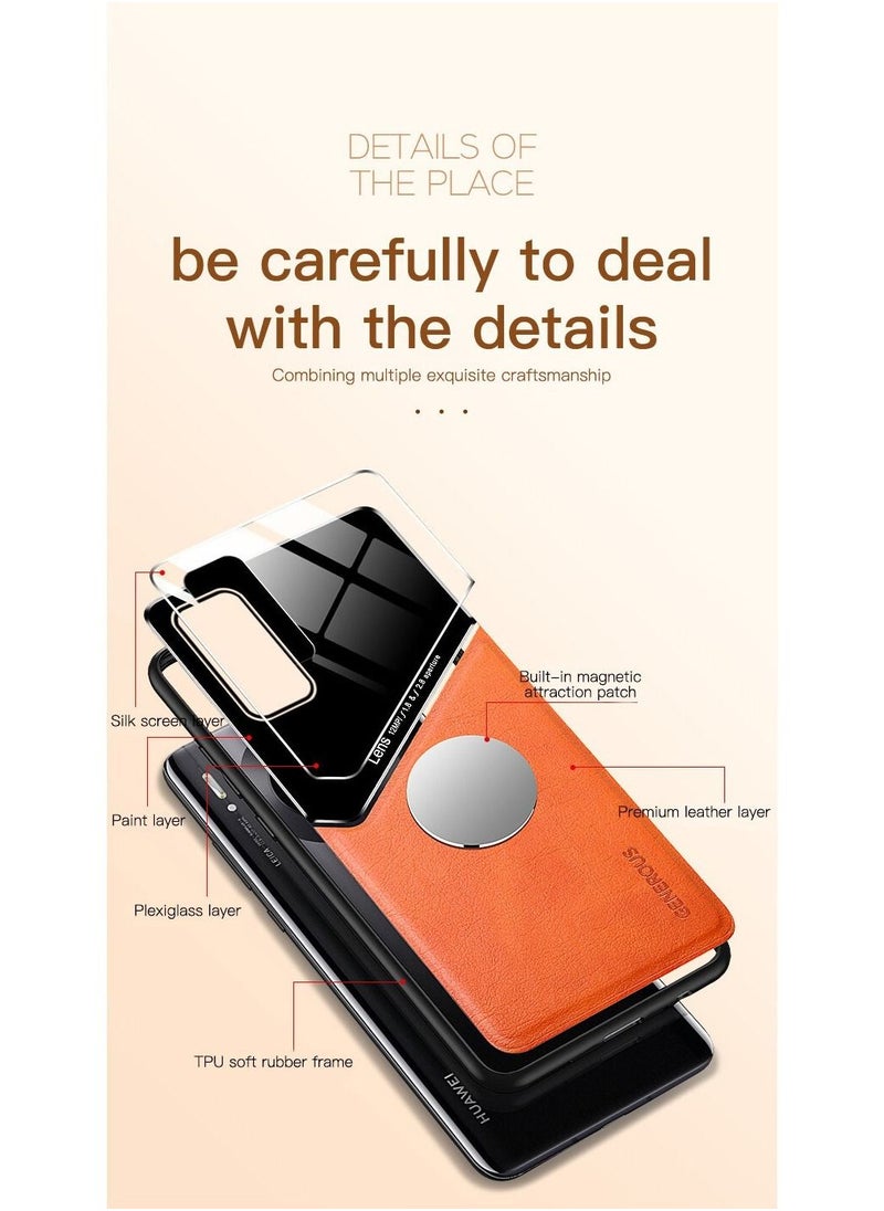 Case Leather Texture Car Magnetic Phone Cover For Samsung Galaxy S20 Fe _Black