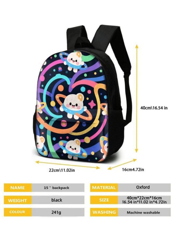 Bright Li Fire Cute cartoon bag set | shoulder + handbag + stationery bag | school season/holiday gift hot recommendation  - Image 5