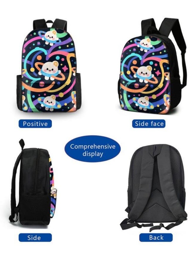 Bright Li Fire Cute cartoon bag set | shoulder + handbag + stationery bag | school season/holiday gift hot recommendation  - Image 3