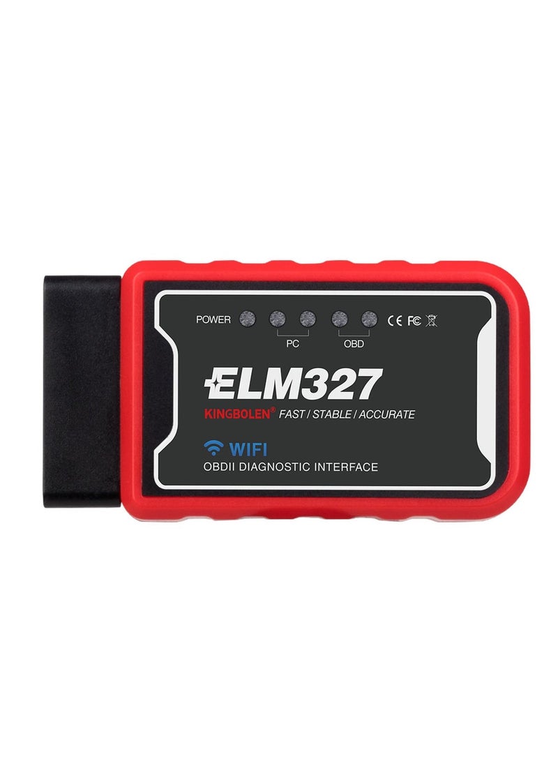 kingbolen Wireless ELM327 OBD2 Car Scanner Adapter - Compatible with Android & Apple Systems - Image 3
