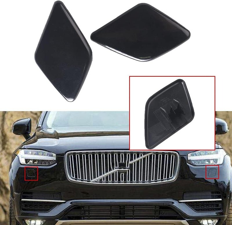 CNUPSM UPSM Front Bumper Headlight Washer Cover Caps for Volvo XC90 - Image 3
