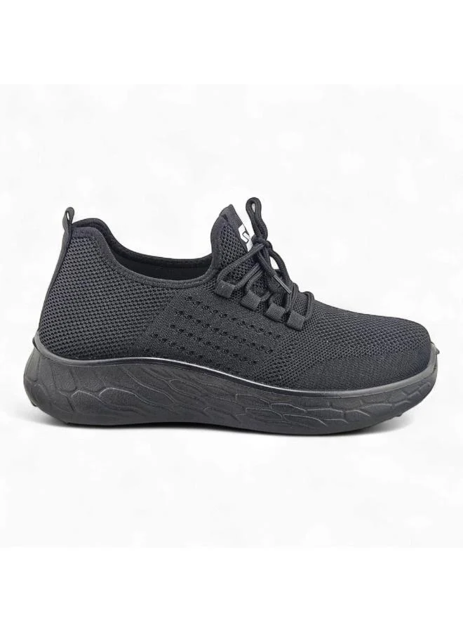 Stone Lightweight Knitted Sneakers