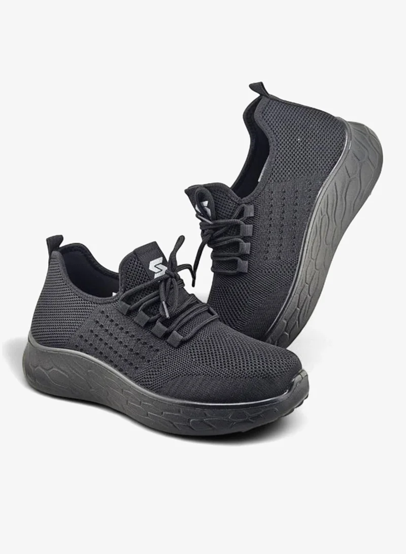 Stone Lightweight Knitted Sneakers