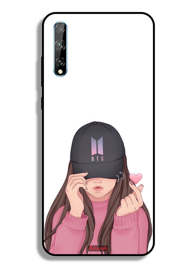 Tolwak Huawei Y8p Protective Case Cover Girl Making Snap - Image 2