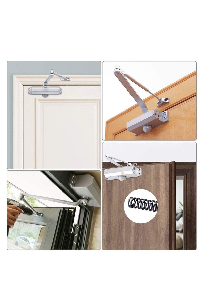ROBUSTLINE Robustline Heavy Duty Door Closer For Home and Commercial use- 5 YEARS WARRANTY - (1102 - Brown, Door Weight Capacity 25Kg - 45Kg)  - Image 2