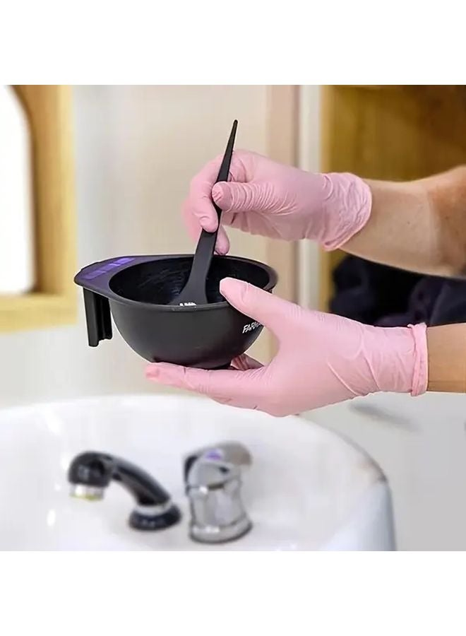 60 Pcs Disposable Nitrile Gloves Multi Purpose For Home Cleaning Hair Dyeing Pet Bathing - Image 5