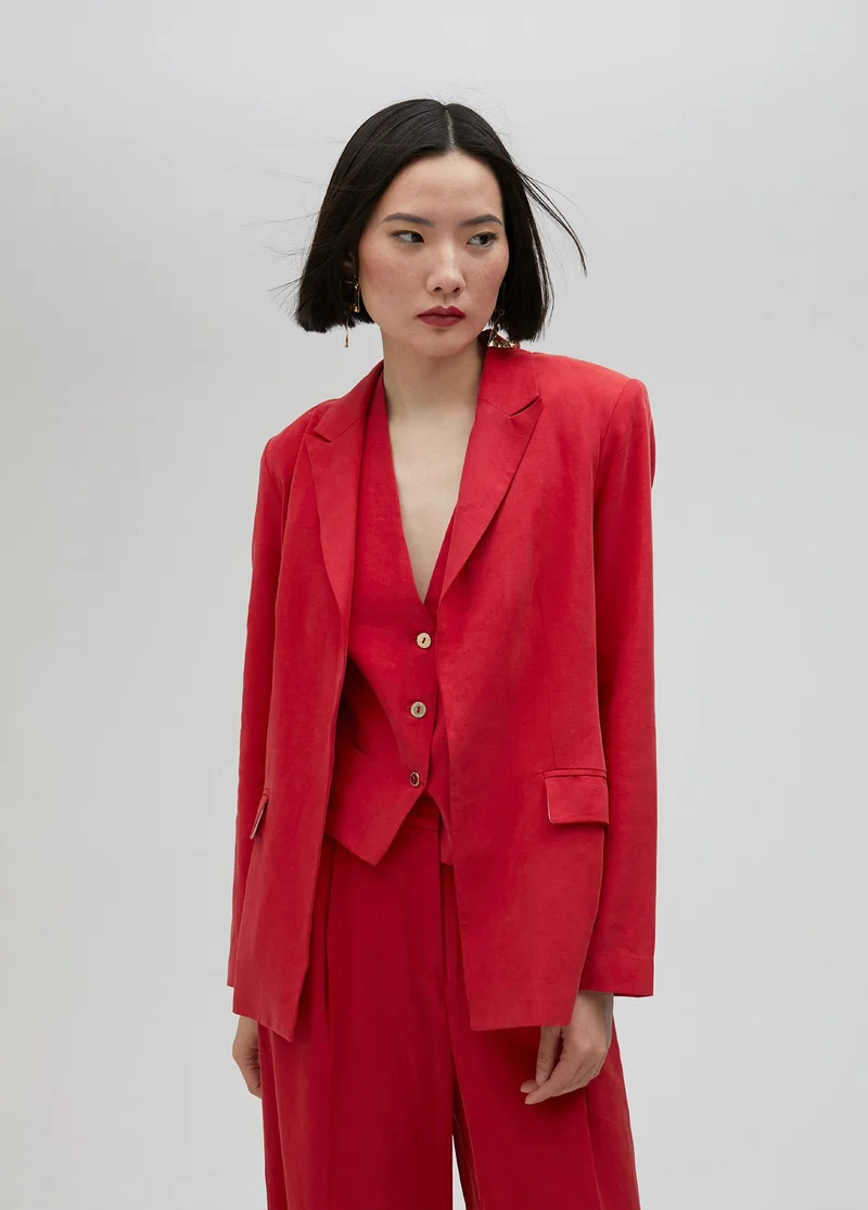 Lola Casademunt Straight fit tencel blazer