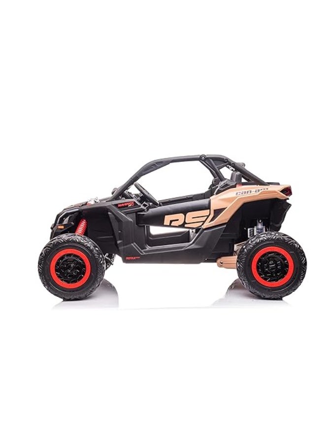 can-am Can-Am Maverick Turbo RR Truck Plastic 12V14AH/4M Black/Gold DK-CA001 - Image 4