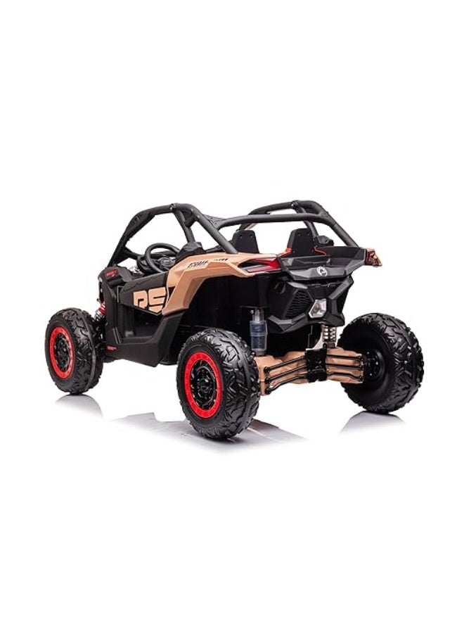 can-am Can-Am Maverick Turbo RR Truck Plastic 12V14AH/4M Black/Gold DK-CA001 - Image 3