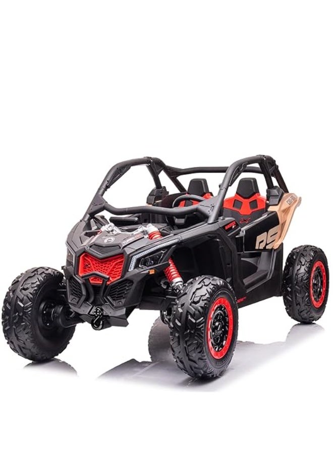 can-am Can-Am Maverick Turbo RR Truck Plastic 12V14AH/4M Black/Gold DK-CA001 - Image 1