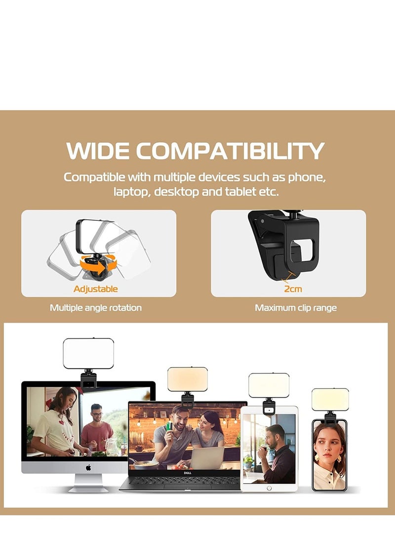Arabest Selfie Light (Latest) 66 LED 3 Colors 5 Levels 360 Degree Rotation Flexible High Brightness (Long Battery) Type-C Fast Charge Fill Portable Clip Light for Phones, Camera, Laptop, ipad, Webcam, Makeup - Image 4