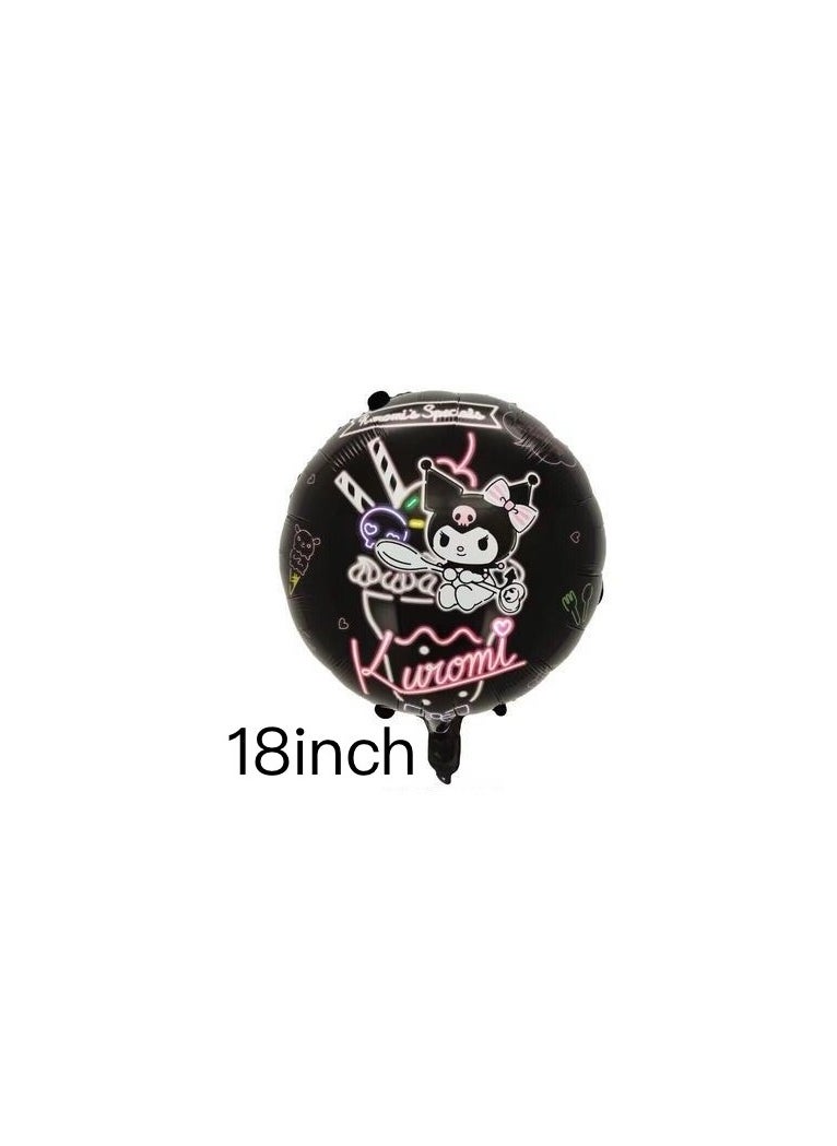 Generic - 14pcs balloons Kuromi cartoon Character anime foil balloon set for birthday party decoration aluminum film balloons kids toys party supplies - Image 1