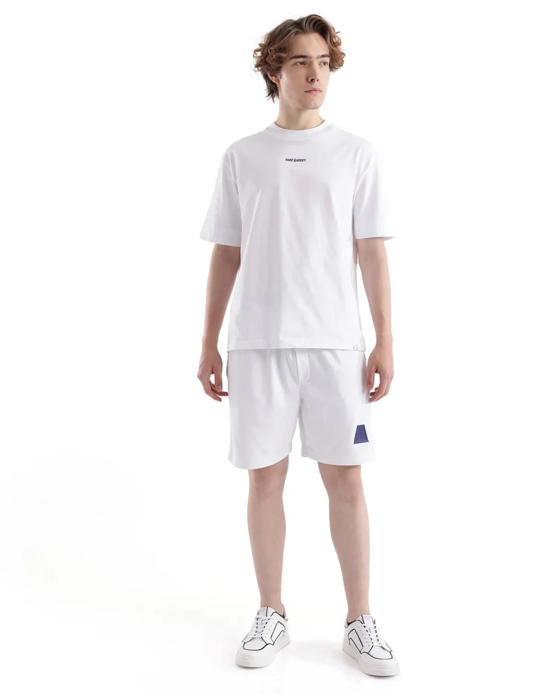 Rare Rabbit Men's Drawstring Closure Oversized Shorts