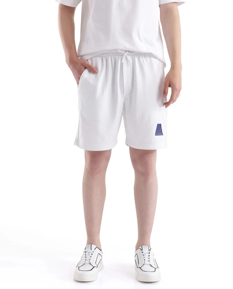 Rare Rabbit Men's Drawstring Closure Oversized Shorts