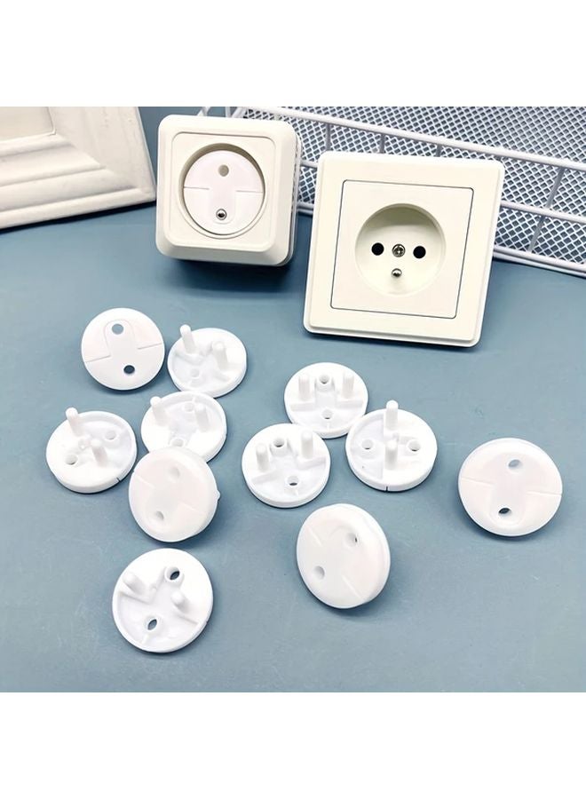 10pcs SYLORAID French Style Anti Electric Shock European Power Socket Covers - Image 3