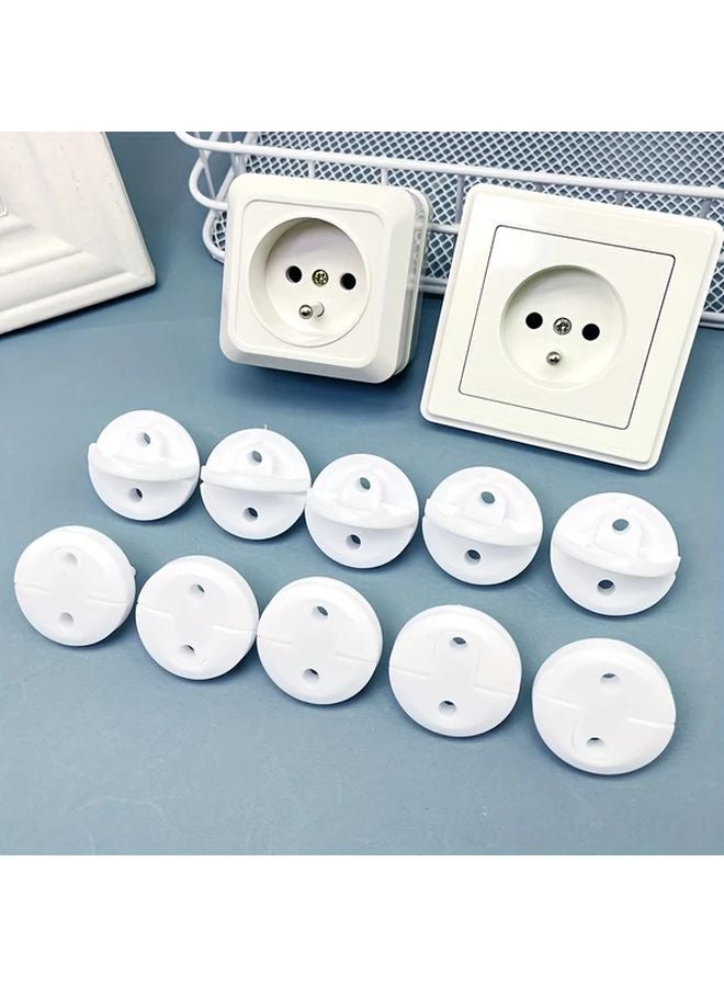10pcs SYLORAID French Style Anti Electric Shock European Power Socket Covers - Image 1