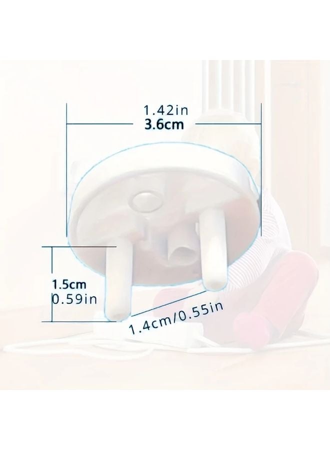 10pcs SYLORAID French Style Anti Electric Shock European Power Socket Covers - Image 4