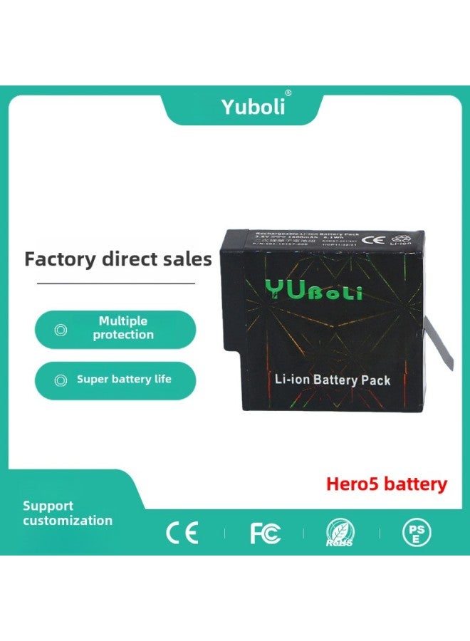 Direct Sales Suitable For Sports Camera Gopro Hero5 Special Battery 501 Lithium Battery 1220MAH-Standard Capacity:1600  - Image 1