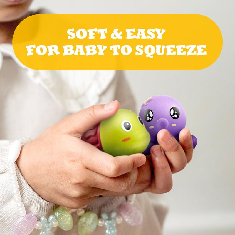 Hely Cancy Infant Bath Toys for 18 Months  No Hole Animal Bathtub Toys Baby Bath Tub Toys - Image 3