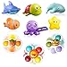 Hely Cancy Infant Bath Toys for 18 Months  No Hole Animal Bathtub Toys Baby Bath Tub Toys - Image 4