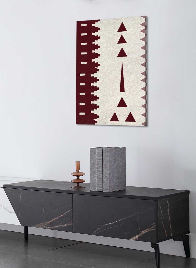 لوحة كانفاس على إطار خشبي بتصميم مستوحى من الطابع السعودي - Image 3