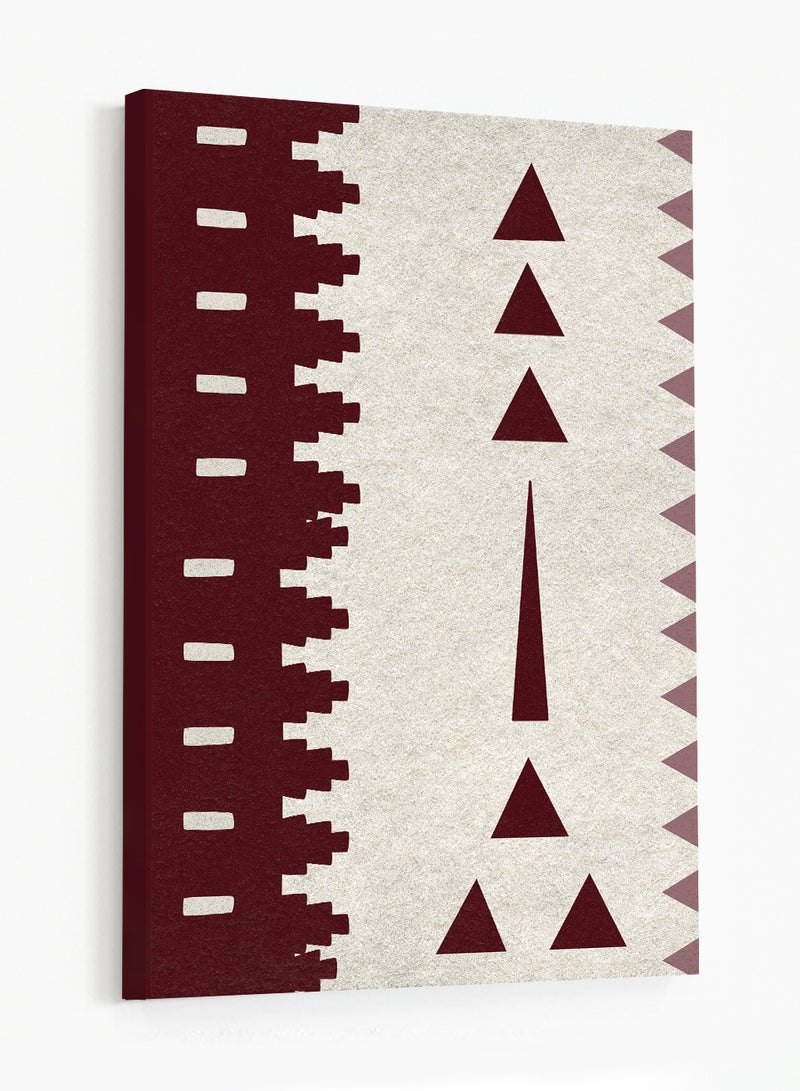 لوحة كانفاس على إطار خشبي بتصميم مستوحى من الطابع السعودي - Image 4