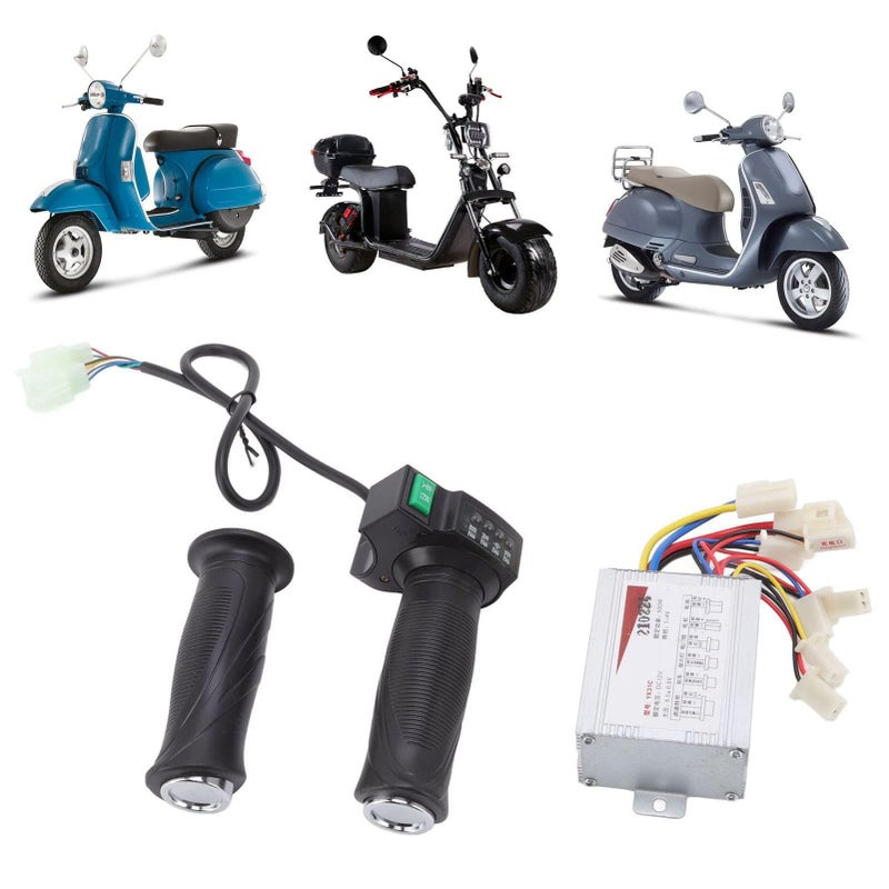 500W DC Motor Speed Controller 12V with Grip Brush Control Box for Electric Bike Scooter - Image 5