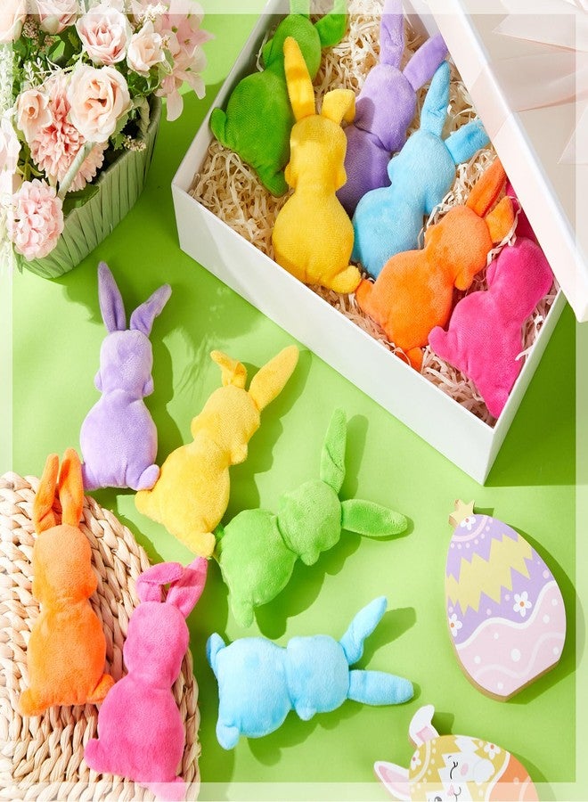 WinnerWhy 48 Pcs Easter Plush Animals 6 Inch Mini Bunny Stuffed Bulk Pastel Bunny Plush Rabbits Easter Basket Stuffers Decor Gift for Egg Filler Hunting Party - Image 5