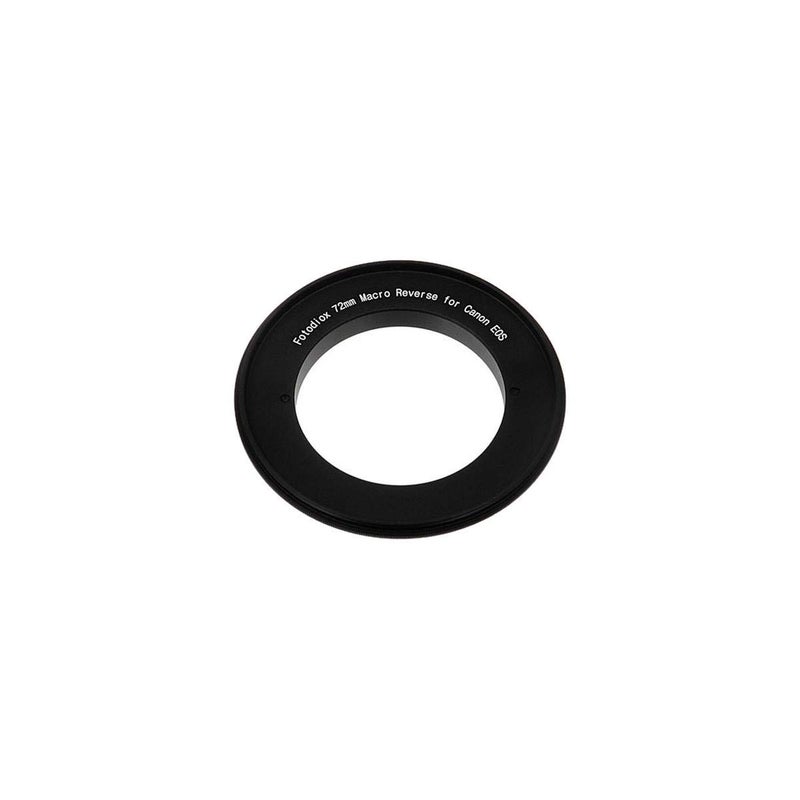 Fotodiox 72mm Macro Reverse Mount Adapter for Canon EOS Camera with 72mm filter thread lenses - Image 1