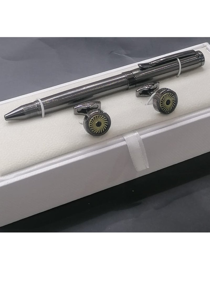 طقم قلم وكبك درجة اولى رجالي