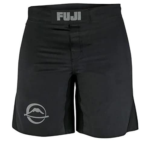 FUJI Baseline Grappling & Fight Shorts for MMA, Judo, Jiu-Jitsu, BJJ and more, Black, Size 30 - Image 1