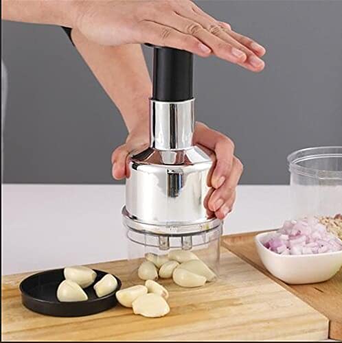 WRYER Onion Garlic Chopper Squeezer Crusher Cutter Tool for Kitchen Vegetable Cutting Tool Hand Press Graters Slicer Tool Portable Tool for Travelling - Image 1