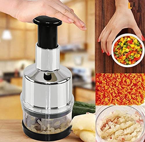 WRYER Onion Garlic Chopper Squeezer Crusher Cutter Tool for Kitchen Vegetable Cutting Tool Hand Press Graters Slicer Tool Portable Tool for Travelling - Image 4