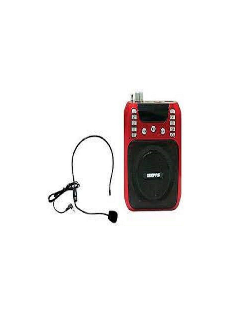 GEEPAS Rechargeable Mini Speaker With Microphone  - Image 2