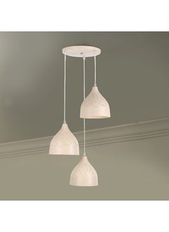 El Rawda Lighting Naomi Perforated Triple Ceiling Lamp 