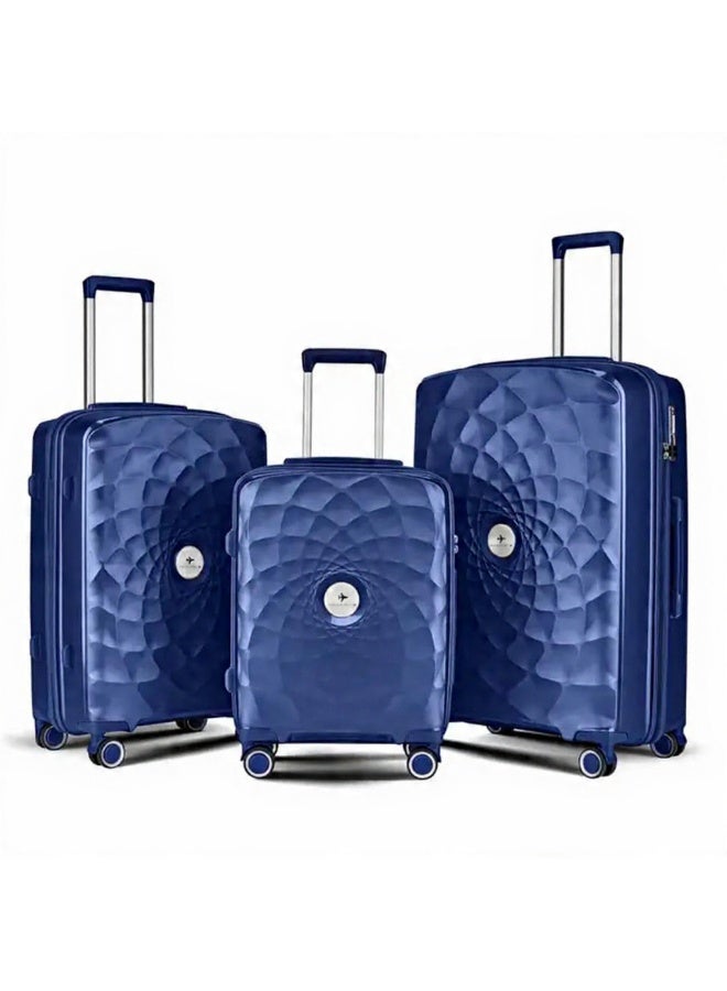 Classic Blue Luggage Set - Image 1