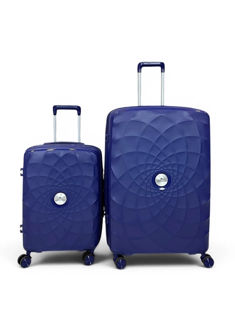 Classic Blue Luggage Set - Image 4