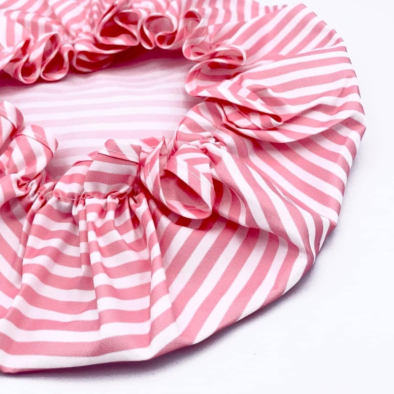 SMUG Shower Cap | Waterproof Shower Cap with Elastic Lining | Three Prints Available | Showers, Cooking, Spa Salon, Sleeping, Makeup | Shower Caps For Women UK Long Hair Short Hair | Candy Shop - Image 5