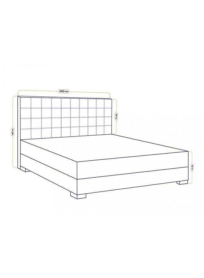 House One H118 | Velvet headboard - Brown  - Image 3