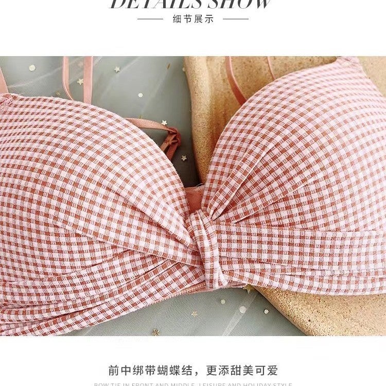 Naughty Momo Shangpin Bra No Steel Ring Gathering Adjustable Sports Breathable Sleep Seamless Underwear For Women - Image 4