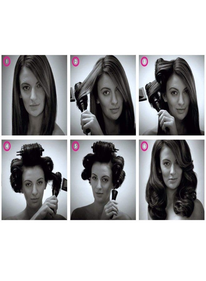 LIGICKY Blowout Brush Set with 2.3’’ Detachable Barrels Round Brushes Hair Styling Tool, 1 Handle 5 Barrels, Large - Image 3